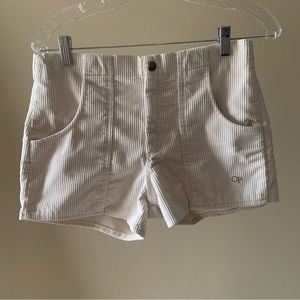 Vintage 1980’s OP Ocean Pacific Corduroy Shorts in Off-White RARE